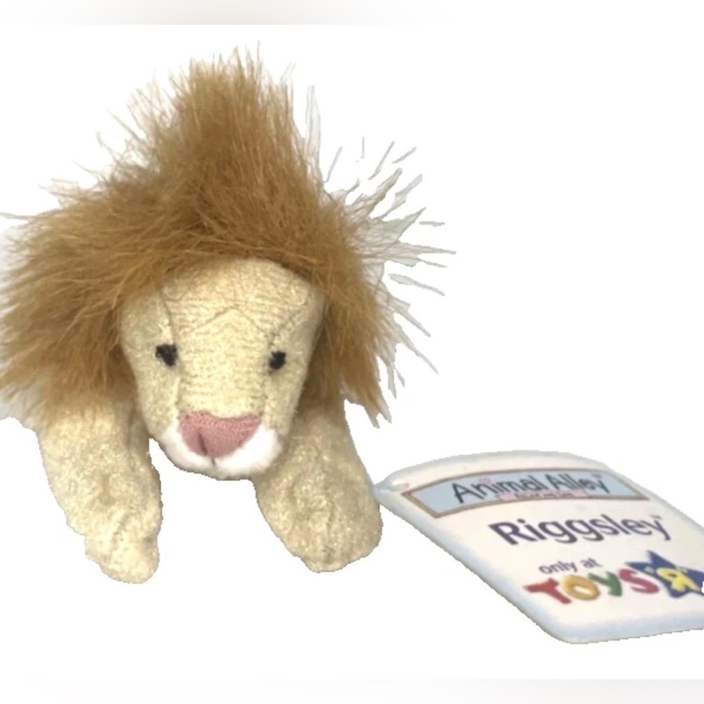 McDonald's Animal Alley Plush Lion Happy Meal Toy Vintage Plush New Old Stock
